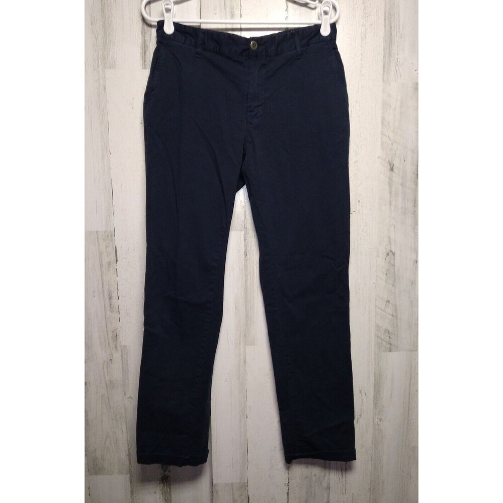 Original Paperbacks Mens Taper Leg Blue Chino Pants Sz 31 meas. 30x30
